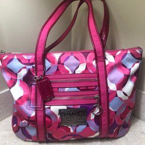 Coach Tote Bag Pink/Purple